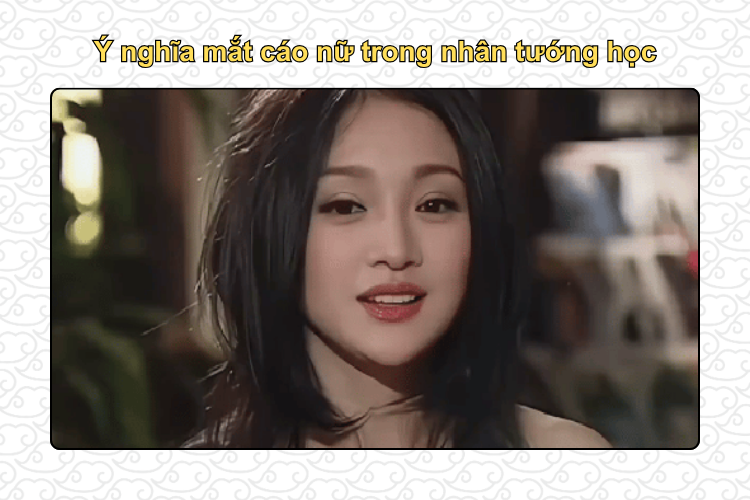 Ý nghĩa mắt cáo nữ trong nhân tướng học