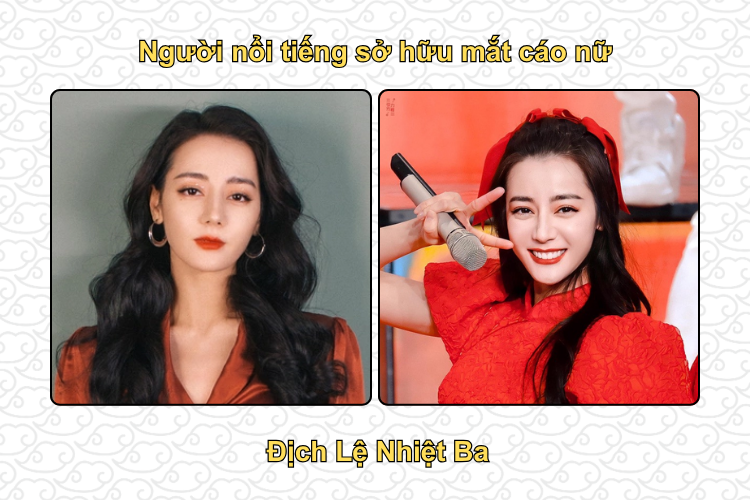 Người nổi tiếng sở hữu mắt cáo nữ 3