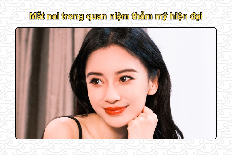 Mắt nai trong quan niệm thẩm mỹ hiện đại