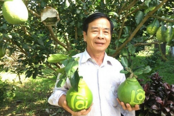 Trái cây tạo hình vào vụ Tết