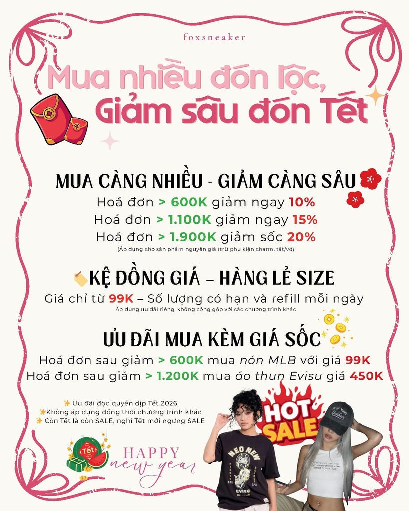 CHƯƠNG TRÌNH SALE TẾT 2026