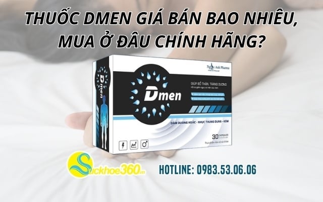 Thuốc Dmen giá bán bao nhiêu, mua ở đâu chính hãng?