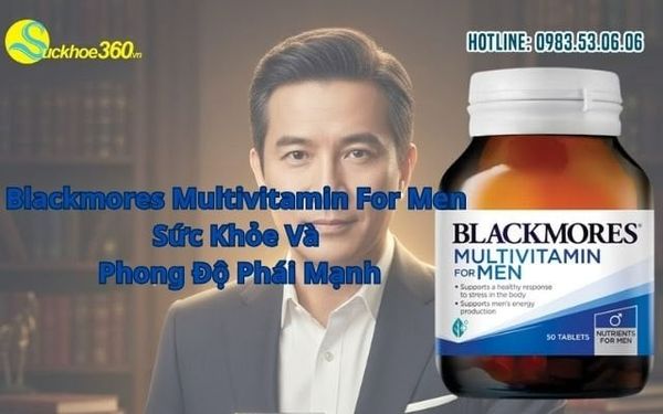 Blackmores Multivitamin For Men Sức Khỏe Và Phong Độ Phái Mạnh