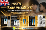 Top 5 chai xịt tăng thời gian chống xuất tinh sớm của Anh