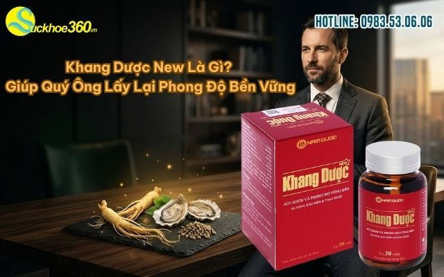 Khang Dược New Là Gì? Giúp Quý Ông Lấy Lại Phong Độ Bền Vững