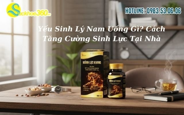 Yếu Sinh Lý Nam Uống Gì? Cách Tăng Cường Sinh Lực Tại Nhà
