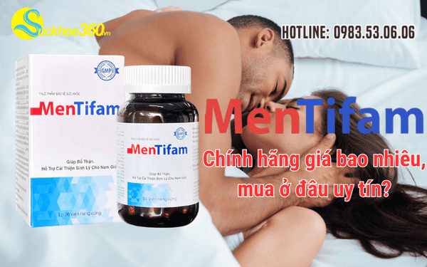 Mentifam chính hãng giá bao nhiêu? Mua ở đâu để uy tín