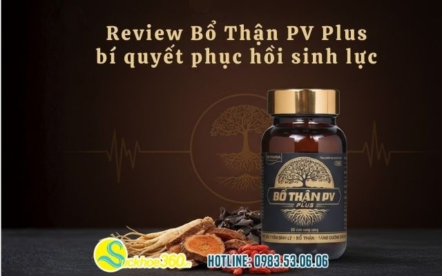 Review Bổ Thận PV Plus bí quyết phục hồi sinh lực