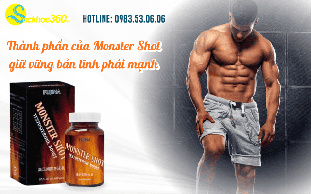 Thành phần của Monster Shot giữ vững bản lĩnh phái mạnh