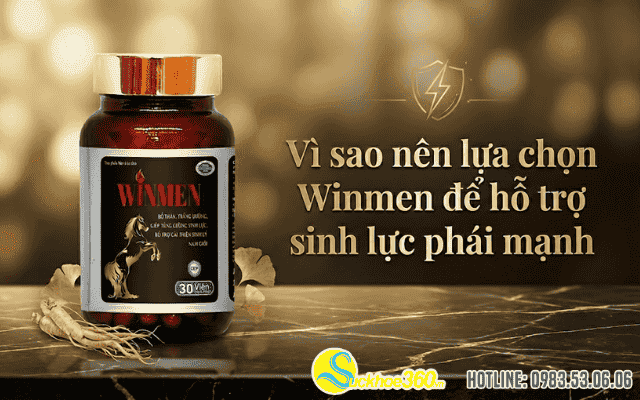 Vì sao nên lựa chọn Winmen để hỗ trợ sinh lực phái mạnh