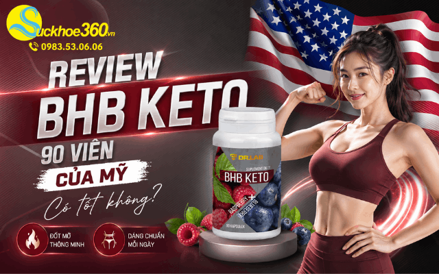 Viên uống giảm cân BHB Keto 90 viên của Mỹ có tốt không?