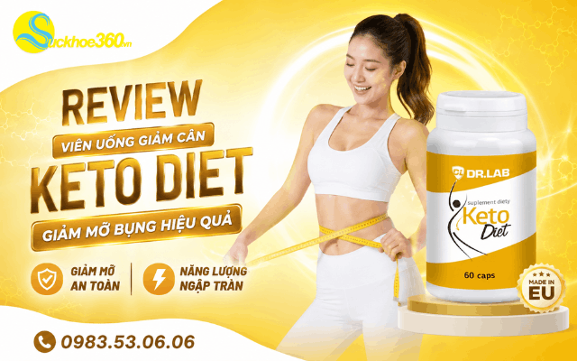 Viên uống giảm cân Keto Diet có giảm mỡ bụng hiệu quả?