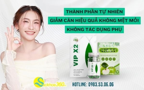 Mua thuốc giảm cân Vip X2 Tiến Hạnh chính hãng giá bao nhiêu?