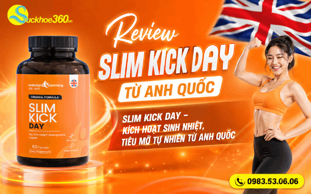 Đánh giá thực tế viên uống giảm mỡ bụng Slim Kick Day