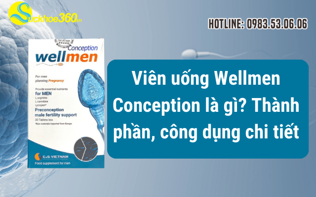 Viên uống Wellmen Conception là gì? Thành phần, công dụng chi tiết