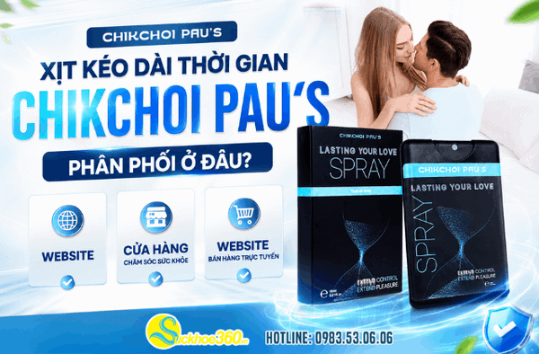 Mua xịt Chikchoi Pau's chính hãng ở đâu tránh hàng giả?