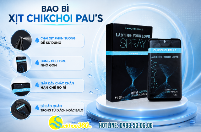 Review xịt Chikchoi Pau's có tốt không? Đánh giá từ A-Z