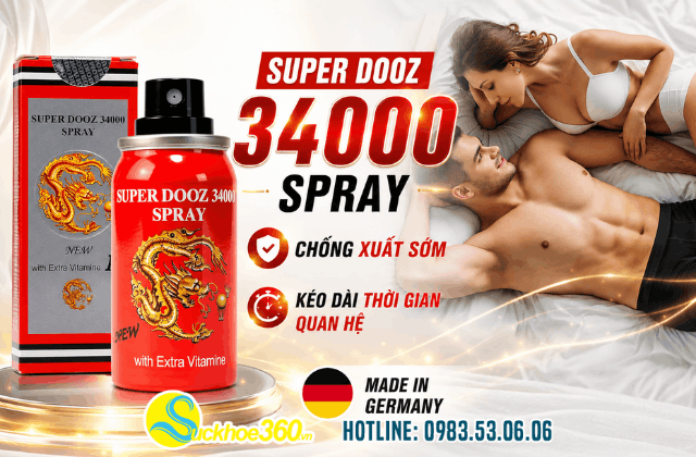 chai xịt chống xuất tinh sớm tác dụng nhanh của Đức