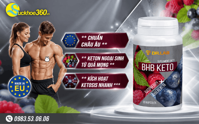 Nguồn gốc xuất xứ của viên uống giảm cân BHB KETO 90 viên