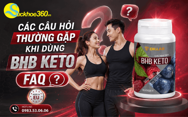 Các câu hỏi thường gặp khi dùng thuốc giảm cân BHB KETO 90 viên (FAQ)