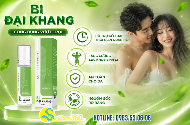 Công dụng của chai Bi Đại Khang