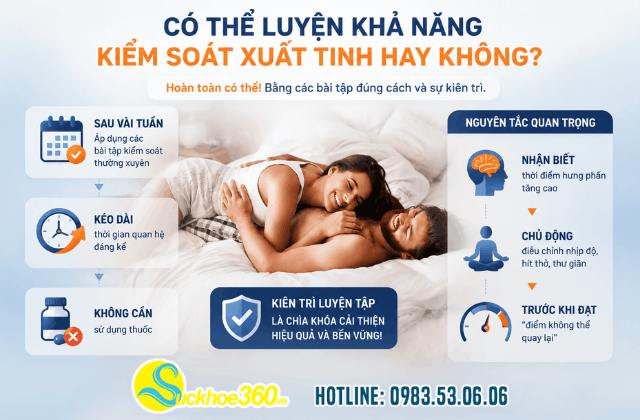Vì sao người bị xuất tinh sớm khó đạt cương cứng