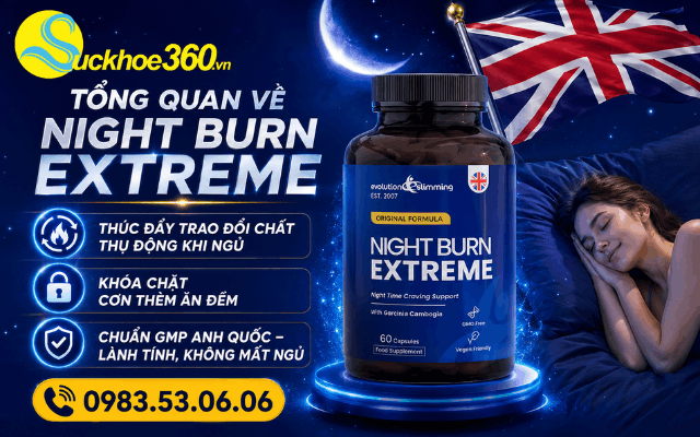 Thuốc giảm cân an toàn hiệu quả Night Burn Extreme mua ở đâu?