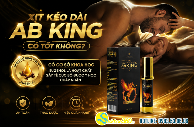 Chai xịt AB King có tốt không?