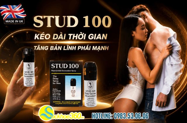 chai xịt tăng thời gian chống xuất tinh sớm của Anh