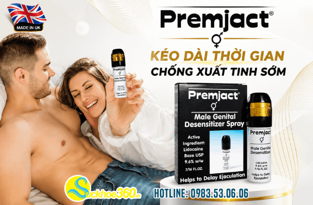 chai xịt tăng thời gian chống xuất tinh sớm của Anh