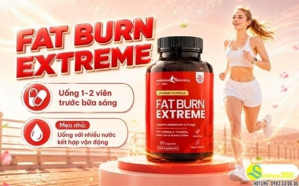 Hướng dẫn sử dụng viên uống Fat Burn Extreme đúng cách