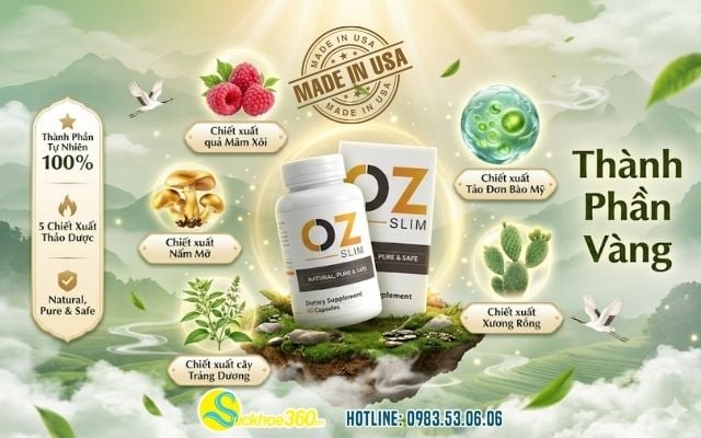 Thành phần của OZ Slim
