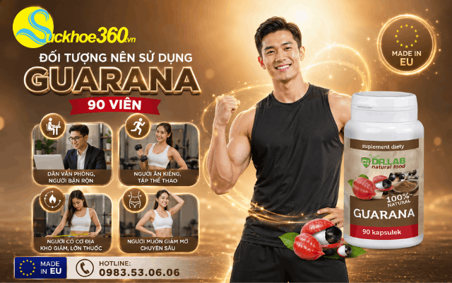 Đối tượng nên sử dụng thuốc giảm cân Guarana 90 viên