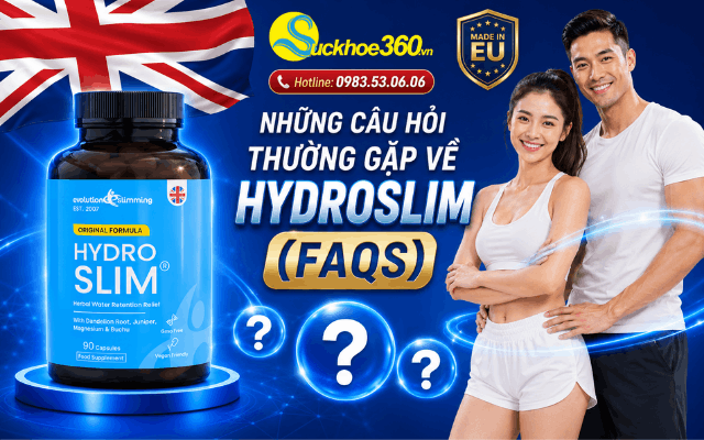 Những câu hỏi thường gặp về sản phẩm giảm cân HydroSlim (FAQs)