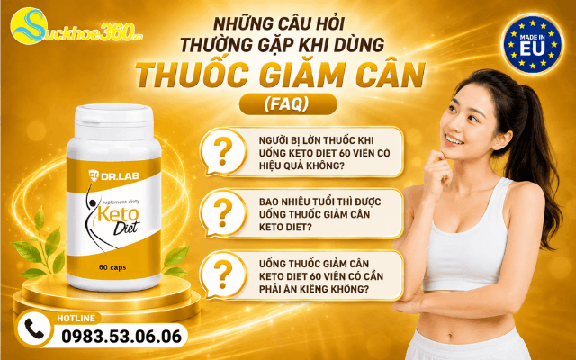 Những câu hỏi thường gặp khi dùng thuốc giảm cân (FAQ)