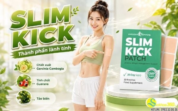 Thành phần tự nhiên trong miếng dán giảm mỡ bụng Slim Kick