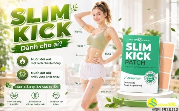 Đối tượng sử dụng và cách bảo quản miếng dán Slim Kick