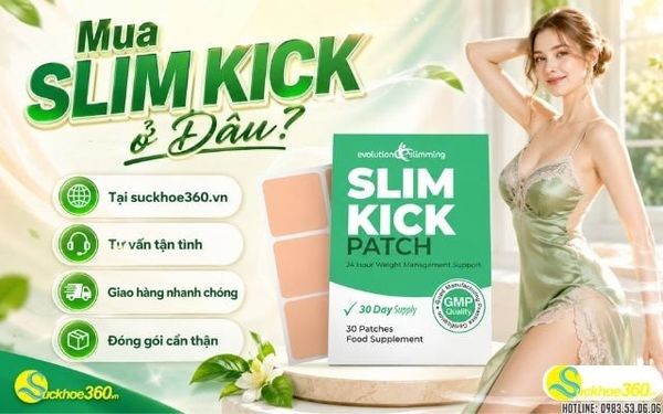 Mua miếng dán Slim Kick ở đâu chính hãng, giá bao nhiêu?