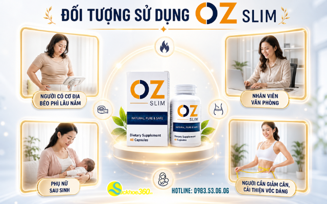 đối tượng sử dụng thuốc giảm cân OZ Slim USA