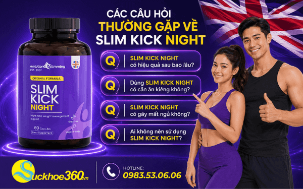 Các câu hỏi thường gặp về viên uống giảm cân Slim Kick Night (FAQ)