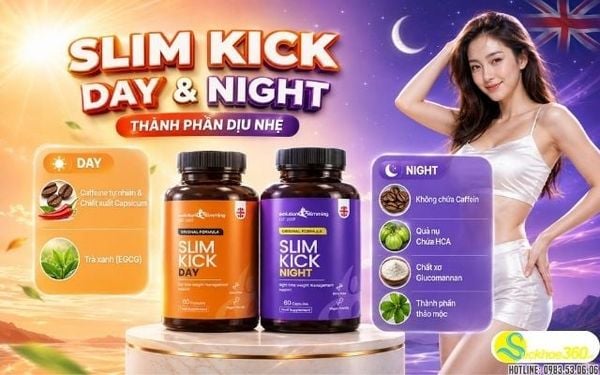 Giới thiệu bộ đôi giảm cân Slim Kick Day & Night