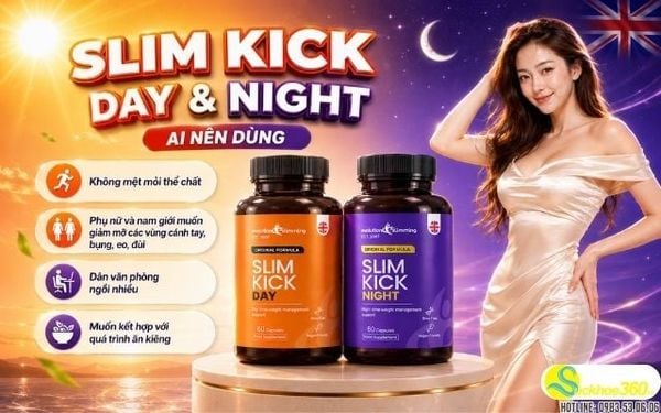 Sự kết hợp hoàn hảo của bộ đôi Slim Kick Day & Night hiệu ứng 24/24H