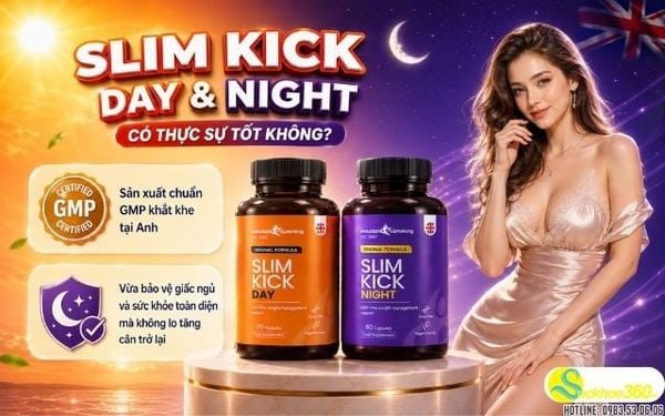 Hướng dẫn sử dụng combo Slim Kick Day & Night chuẩn khoa học