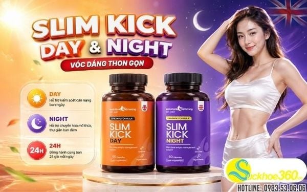 Mua combo Slim Kick Day, Night ở đâu chính hãng, giá bao nhiêu?