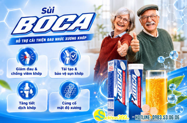 Công dụng của Sủi Boca hỗ trợ xương khớp