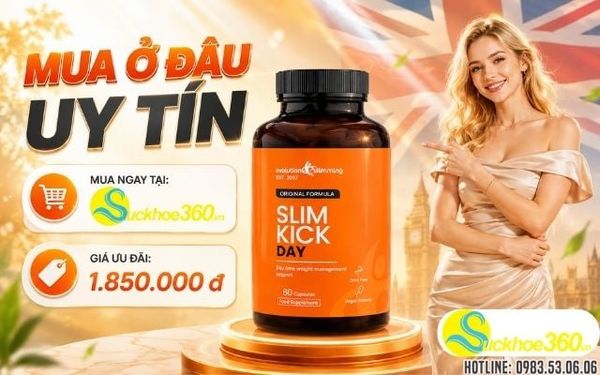 Mua thành viên mua Slim Kick Day ở đâu chính hãng, giá bao nhiêu?