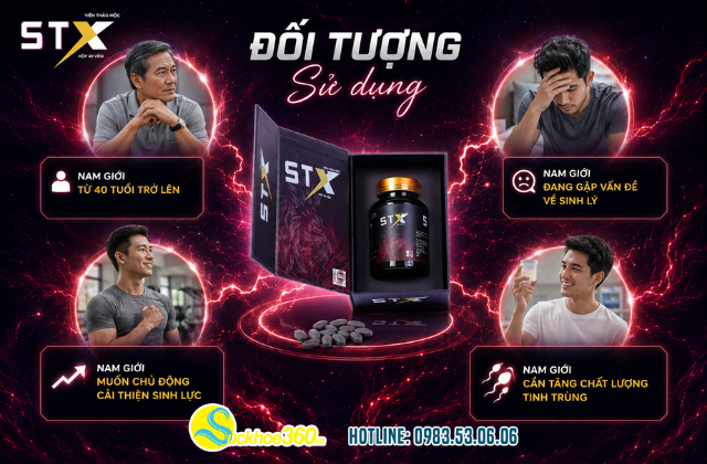 Đối tượng sử dụng Strong X – viên uống STX