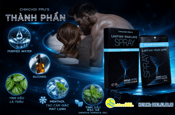 Xịt Chikchoi Pau's 15ml kéo dài thời gian quan hệ