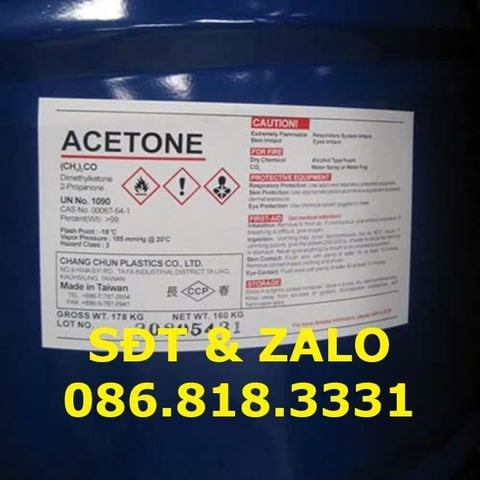 Acetone và xăng khác nhau thế nào?
