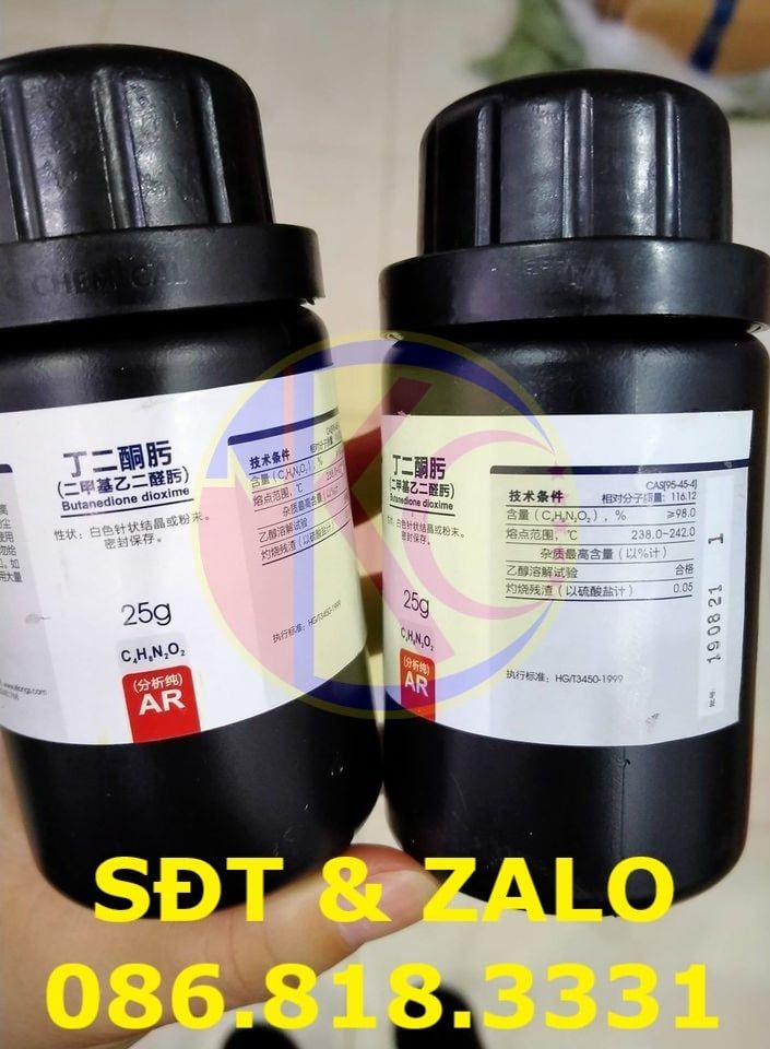 Dimethylglyoxime (DMG) trong tách kim loại khỏi dung dịch phức tạp